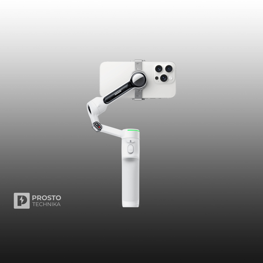 Insta360 Flow 2 Pro AI Gimbal Stabilizer Summit White